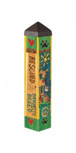 ART POLE 20" WHO RESCUED WHO