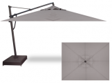 13 FOOT CANTILEVER UMBRELLA AND BASE, BOULDER WITH BLACK POLE