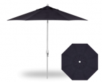 9 FOOT MARKET UMBRELLA AUTO TILT, NAVY WITH WHITE POLE
