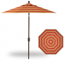 7.5 FOOT MARKET UMBRELLA ASTORIA SUNSET WITH BRONZE POLE