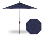 9 FOOT MARKET UMBRELLA COLLAR TILT, INK WITH BLACK POLE