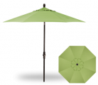 9 FOOT MARKET UMBRELLA COLLAR TILT, KIWI WITH BLACK POLE