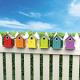 CORRUGATED METAL COLORFUL WREN/CHICKADEE BIRD HOUSE