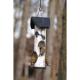 BIRCH LOG THISTLE SEED TUBE FEEDER