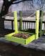MIXED SEED WINDOW FEEDER GREEN